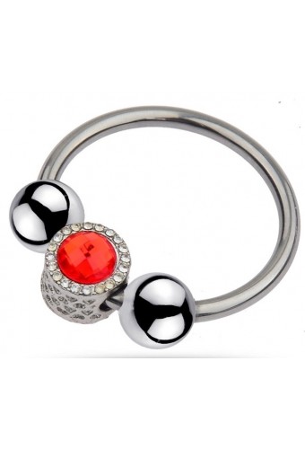 Anneau de gland Royring Bijou Rouge 
