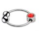 Anneau de gland Royring Bijou Rouge 