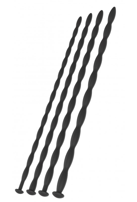 Lot de 4 Tiges d'urètre Advanced Dilator 30 cm - Diamètre 7 à 10mm 