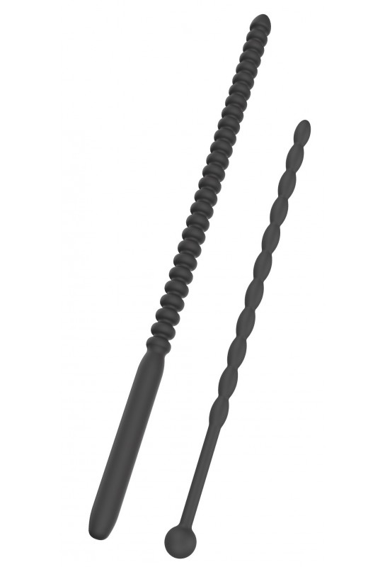 Tiges d'urètre Ribbed Dilators Silicone 