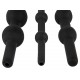 Kit de 3 Tiges d'urètre Training 12 cm - Diamètre 7 à 12mm 
