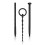 Lot de 3 Tiges Knot Nail Diamètre 7mm