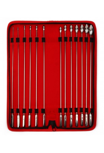 Pack 13 Tiges d'urètre Ovalund Bud 26 cm - Diamètres 2 à 14mm 