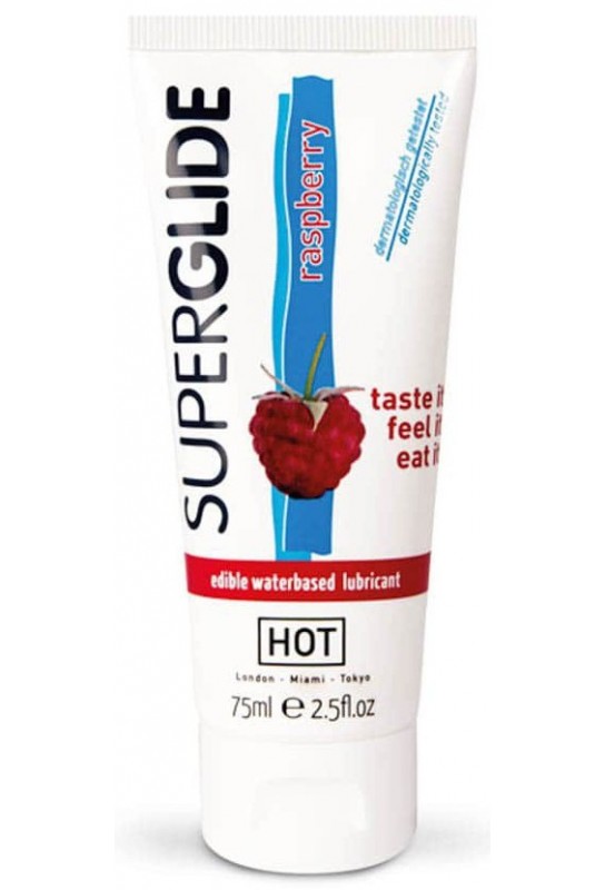 Lubrifiant Comestible Goût Framboise 75mL 