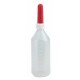 Bouteille avec tétine 1 L - Embout souple 9 x 2.8cm 