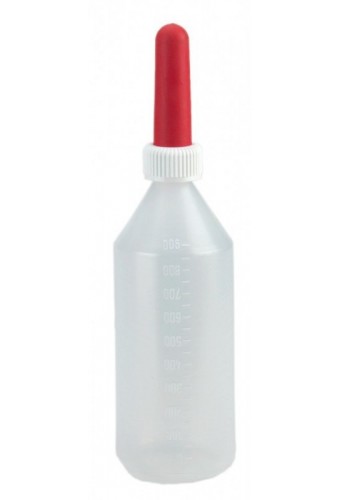 Bouteille avec tétine 1 L - Embout souple 9 x 2.8cm 