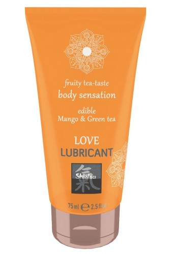 Lubrifiant comestible Mangue et Thé vert 75mL 