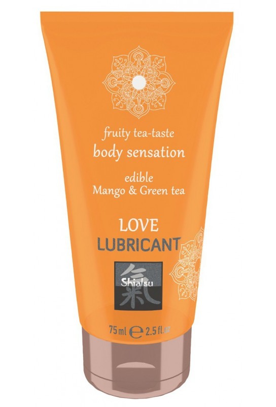 Lubrifiant comestible Mangue et Thé vert 75mL 