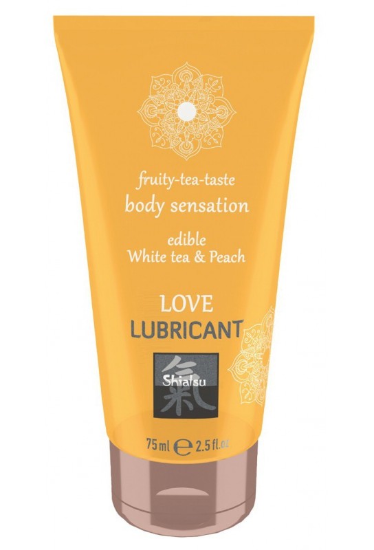 Lubrifiant comestible Thé et Peche 75mL 
