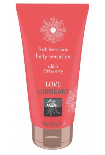 Lubrifiant comestible Fraise 75mL 