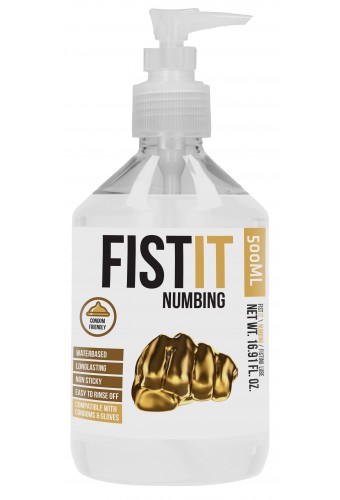 Lubrifiant relaxant Fist It Numbing - Bouteille Pompe 500ml 