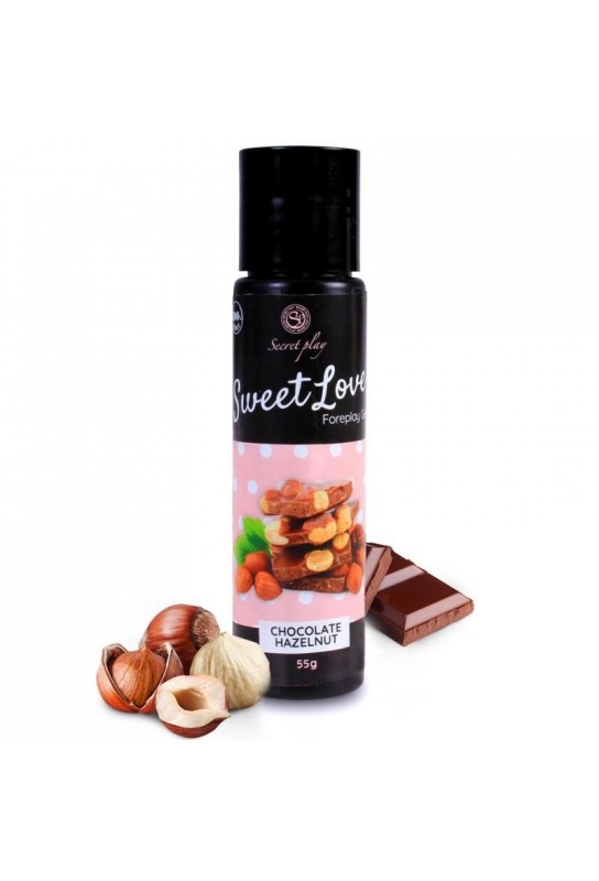 Lubrifiant comestible Sweet Love Chocolat-Noisettes 60ml 