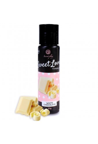 Lubrifiant comestible Sweet Love Chocolat blanc 60ml 