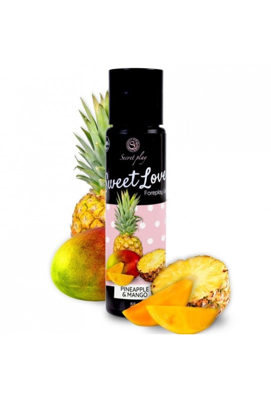 Lubrifiant comestible Sweet Love Ananas-Mangue 60ml 