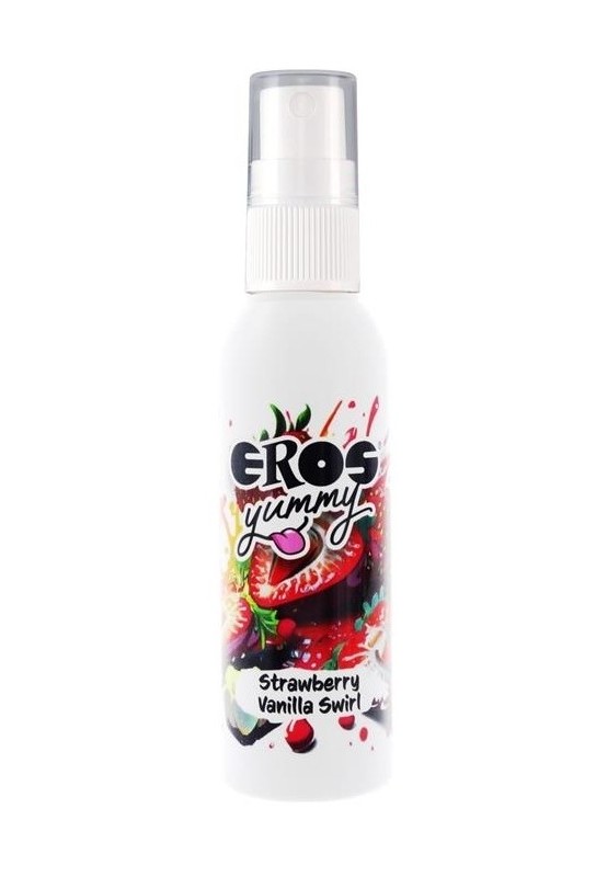 Spray Corporel à Lécher Yummy Fraise Vanille 50 ml 