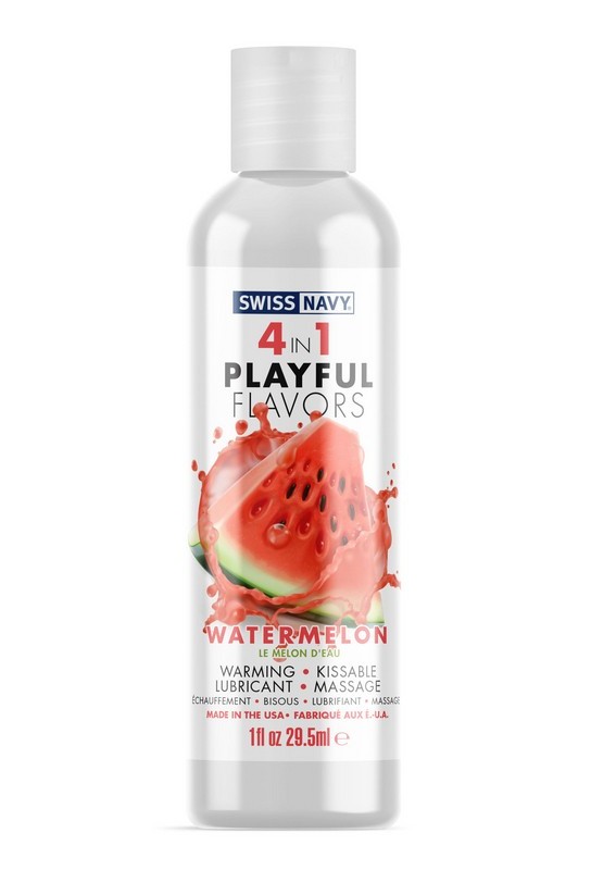 Lubrifiant Aromatisé 4-en-1 Playful Flavors Pastèque 29.5ml 