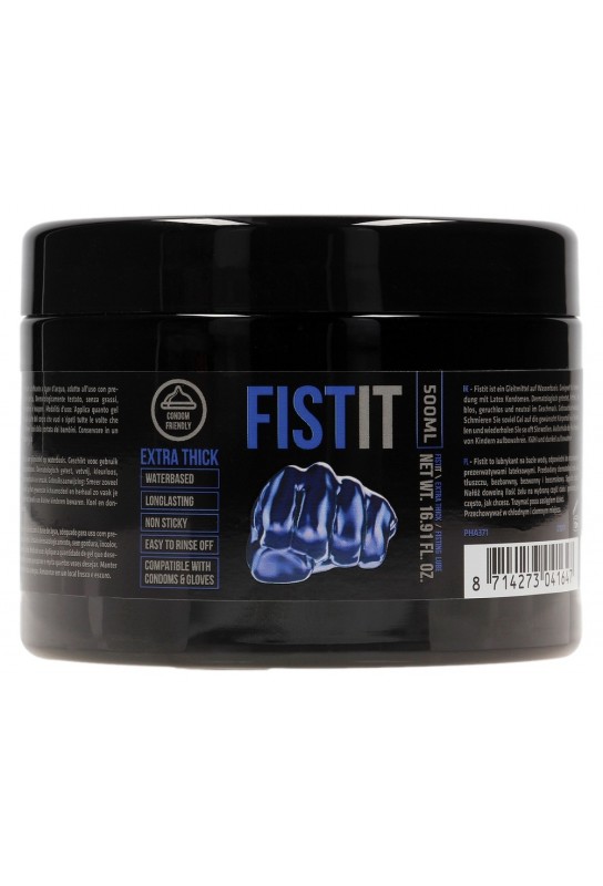 Lubrifiant Eau FIST IT EXTRA THICK 500 ml -Pot noir 