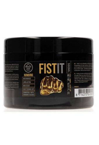 Lubrifiant relaxant Fst it Numbing 500 ml - Pot noir 