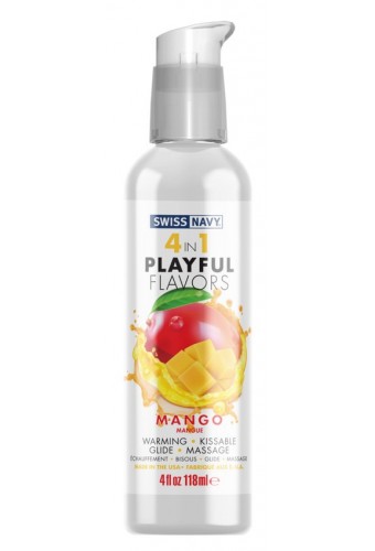 Lubrifiant 4 en 1 Playful Flavors 118ml Mangue 