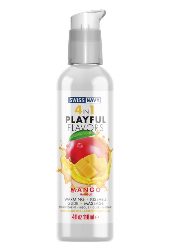 Lubrifiant 4 en 1 Playful Flavors 118ml Mangue 