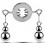 Ballstretcher avec Pics et Poids Tartaros 375g