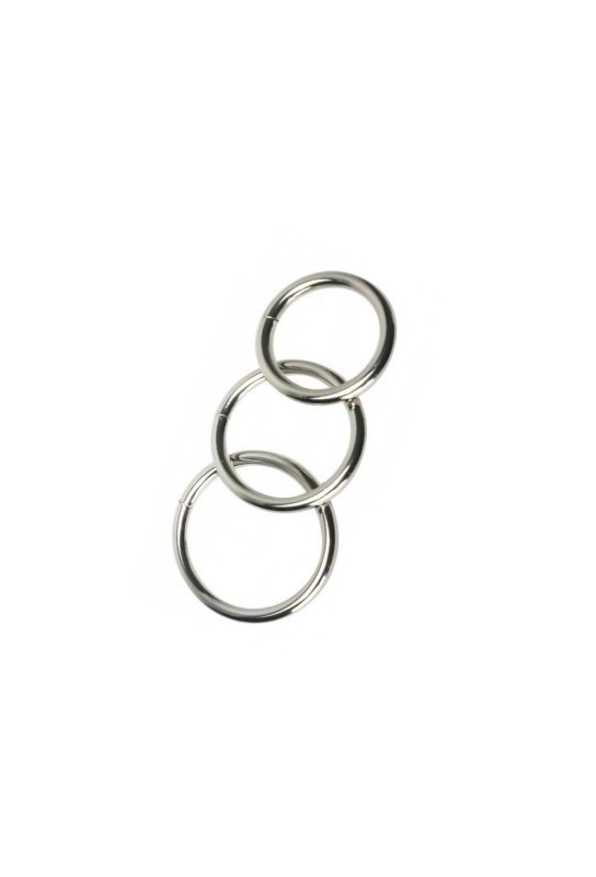 Cockrings Métal Lot de 3 