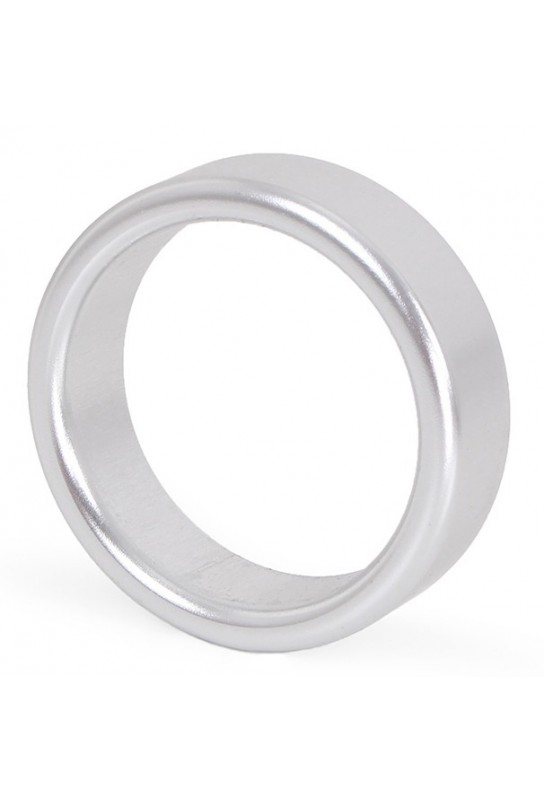 Cockring en aluminium Circle 15mm Argenté 