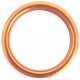 Cockring en aluminium Circle 15mm Doré 