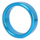 Cockring en aluminium Circle 15mm Bleu 