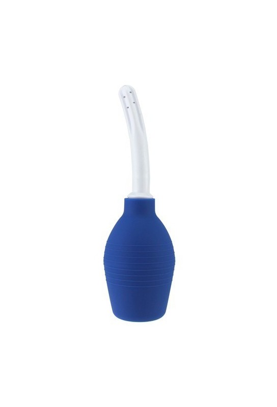 Poire de lavement Douche Anale Bleue 2 - Insertion 12 x 2cm 