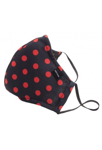 Masque Filtrant C95 MAJOR GENERAL MICHELINHO Noir et Rouge 