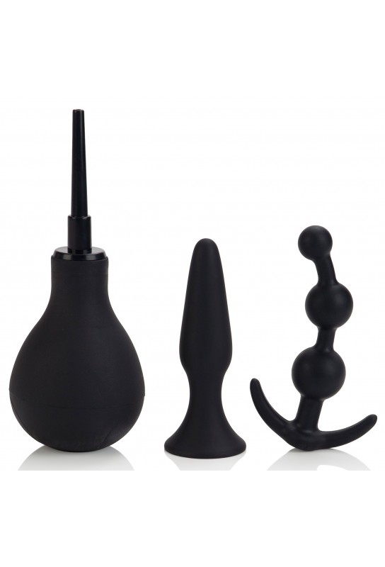Kit Explorer Plairi Anal - Poire de lavement + plugs 