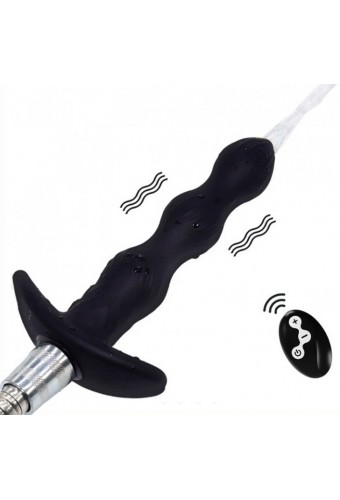 Plug vibrant de lavement Auto-Spray 14.5 x 3cm 