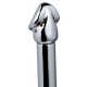 Embout de lavement anal Chromium 14 x 3cm 