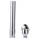 Embout de lavement anal Chromium 14 x 3cm 