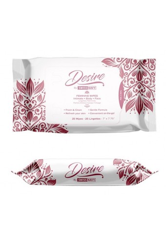 Lingettes nettoyantes pour Corps Desire x25 