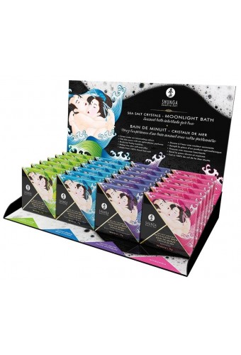 Présentoir avec Sels de Bain Shunga 24 pièces 