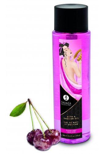 Gel de bain et douche Shunga Cerise Givrée 370ml 