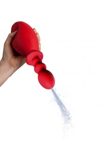 Poire de lavement Fresh Wash 10 x 3.2 cm - Contenance 275ml Rouge 