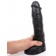 Gode Mickey Hung System 19 x 5.5 cm Noir 