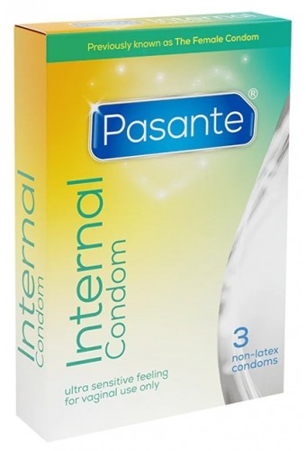 Préservatifs internes sans latex x3 