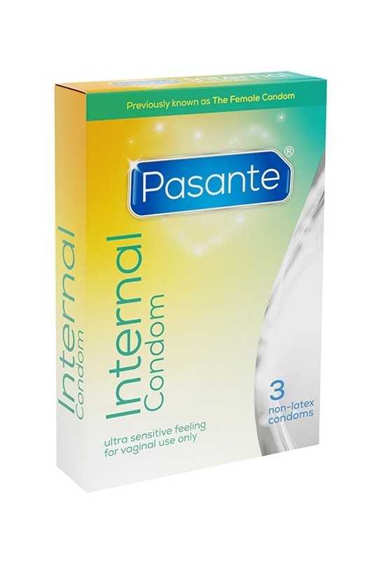 Préservatifs internes sans latex x3 