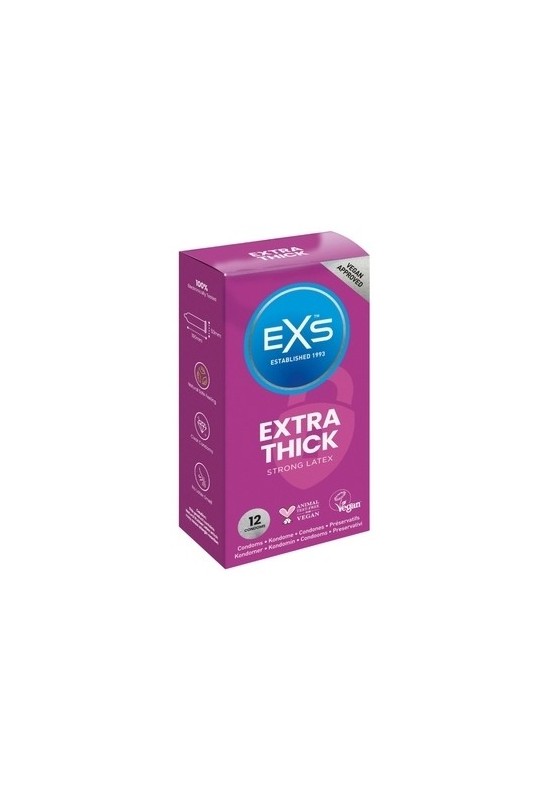 Préservatifs épais Extra Thick 53mm x12 