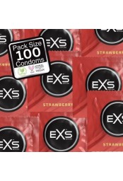 Préservatifs aromatisés Fraise 54mm x100