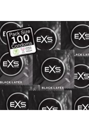Préservatifs noirs BLACK LATEX 54mm x100