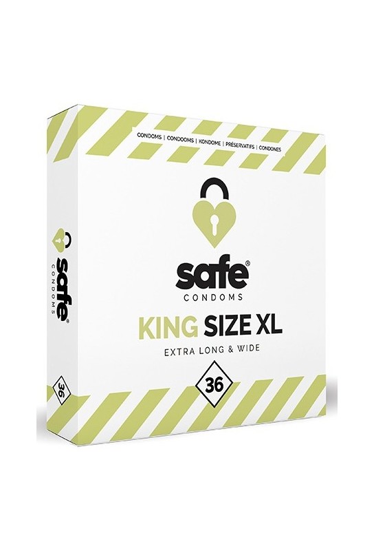Préservatifs XL Safe 60mm x36 