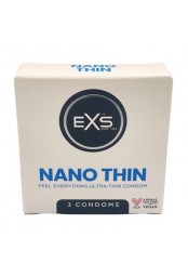 Préservatifs fins Nano Thin 53mm x3