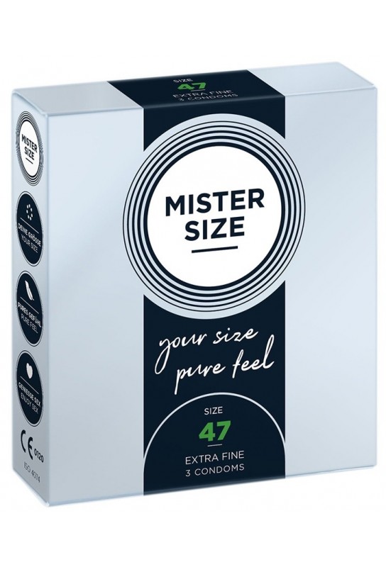 Préservatifs Mister Size 47mm x3 