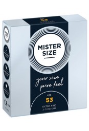 Préservatifs Mister Size 53mm x3