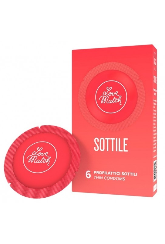 Préservatifs fins Sottile 53mm x6 